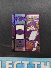 Jordan Addison [Purple] #DC-12 Football Cards 2023 Panini Plates and Patches Double Coverage Prices