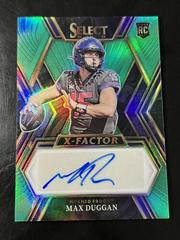 Max Duggan [Green] #XS-MDU Football Cards 2023 Panini Select Draft Picks Xfactor Signatures Prices