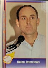 Nolan Interviews #109 Baseball Cards 1991 Pacific Nolan Ryan Prices