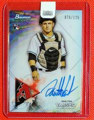Daulton Varsho [Wave Refractor] Baseball Cards 2021 Bowman Sterling Rookie Autographs Prices