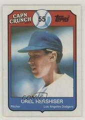 Orel Hershiser Baseball Cards 1989 Cap'N Crunch Prices