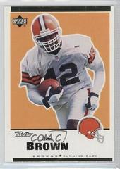 Jim Brown [Gold] #38 Football Cards 1999 Upper Deck Retro Prices