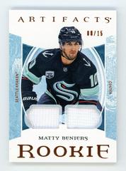Matty Beniers [Material Orange] Hockey Cards 2022 Upper Deck Artifacts Prices