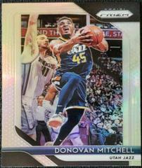 Donovan Mitchell [Silver Prizm] #143 Basketball Cards 2018 Panini Prizm Prices