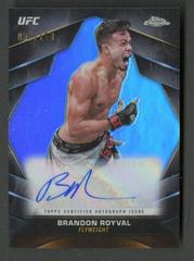 Brandon Royval [Refractor] #CVA-BRO Ufc Cards 2024 Topps Chrome UFC Veteran Autograph Prices