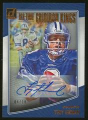 Troy Aikman [Autograph] Football Cards 2018 Donruss All-Time Gridiron Kings Prices