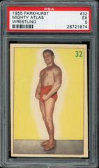 Mighty Atlas Wrestling Cards 1955 Parkhurst Prices