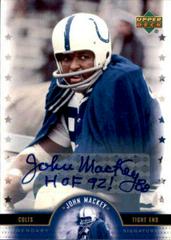 John Mackey #LS-JY Football Cards 2005 Upper Deck Legends Legendary Signatures Prices