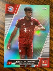 Kingsley Coman [Aqua Foil] Soccer Cards 2021 Topps Bundesliga Prices