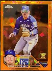 Bobby Witt Jr. [Gold] #7 Baseball Cards 2023 Topps Chrome Sapphire Prices