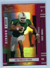 Frank Gore [Xtra Points Red] #180 Football Cards 2005 Playoff Prestige Prices
