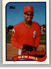 Ken Hill #50T Baseball Cards 1989 Topps Traded Prices
