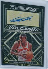 Dominique Wilkins [Yellow] Basketball Cards 2021 Panini Obsidian Volcanic Signatures Prices
