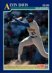 Alvin Davis #482 Baseball Cards 1991 Score Prices