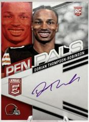 Dorian Thompson Robinson [Purple Ink] #PPDTR Football Cards 2023 Panini Donruss Elite Pen Pals Autographs Prices
