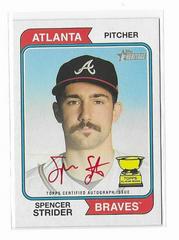 Spencer Strider [Special Edition Red Ink] #ROA-SS Baseball Cards 2023 Topps Heritage Real One Autographs High Number Prices