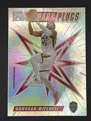 Donovan Mitchell #19 Basketball Cards 2022 Panini Hoops Spark Plugs Prices