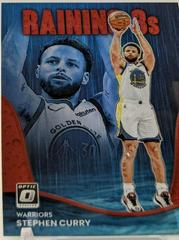 Stephen Curry [Red] Basketball Cards 2022 Panini Donruss Optic Raining 3s Prices