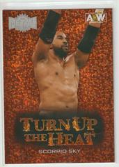 Scorpio Sky #TH-20 Wrestling Cards 2022 SkyBox Metal Universe AEW Turn up the Heat Prices