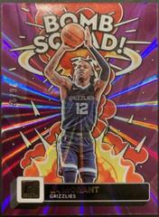 Ja Morant [Purple Laser] #2 Basketball Cards 2022 Panini Donruss Bomb Squad Prices