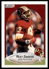 Ricky Sanders Football Cards 1990 Fleer Prices