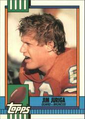 Jim Juriga #40 Football Cards 1990 Topps Tiffany Prices