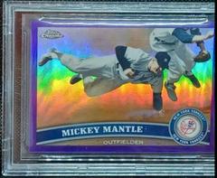 Mickey Mantle [Purple Refractor] #7 Baseball Cards 2011 Topps Chrome Prices