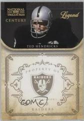 Ted Hendricks [Century Material Prime] Football Cards 2011 Playoff National Treasures Prices