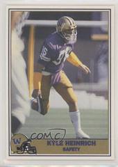 Kyle Heinrich #30 Football Cards 1992 Pacific Washington Greats Prices