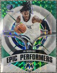 Ja Morant [Green] Basketball Cards 2021 Panini Mosaic Epic Performers Prices