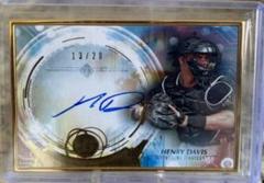 Henry Davis #TCA-HD Baseball Cards 2022 Bowman Transcendent Autographs Prices