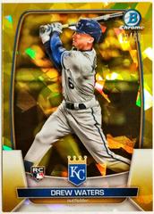 Drew Waters [Yellow] #14 Baseball Cards 2023 Bowman Chrome Sapphire Prices
