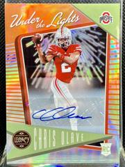 Chris Olave [Orange Autograph] Football Cards 2022 Panini Legacy Under The Lights Prices