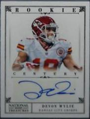 Devon Wylie [Autograph Black] #231 Football Cards 2012 Panini National Treasures Prices