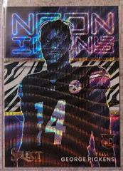 George Pickens [Zebra] #NI-23 Football Cards 2022 Panini Select Neon Icons Prices