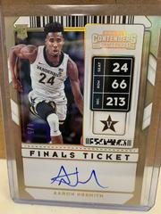 Aaron Nesmith [Finals Autograph Ticket] #74B Basketball Cards 2020 Panini Contenders Draft Picks Prices