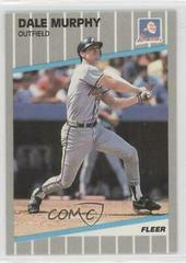 Dale Murphy Baseball Cards 1989 Fleer Glossy Prices