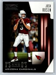 Josh Rosen #3 Football Cards 2018 Panini Playbook X's and O's Prices