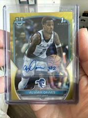 Al Amir Dawes [Autograph Yellow] #63 Basketball Cards 2022 Bowman Chrome University Prices
