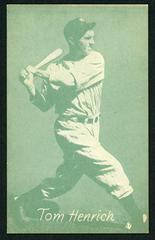 Tom Henrich [Green Tint] Baseball Cards 1953 Canadian Exhibits Prices