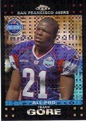 Frank Gore #TC102 Football Cards 2007 Topps Chrome Prices