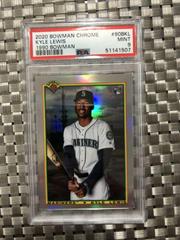Kyle Lewis #90BKL Baseball Cards 2020 Bowman Chrome 1990 Prices