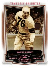 Marion Motley [Timeless Tributes Bronze] Football Cards 2008 Panini Donruss Classics Prices