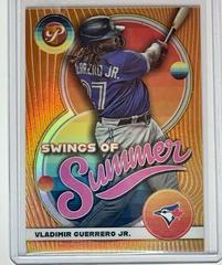 Vladimir Guerrero Jr. [Orange] #SS-13 Baseball Cards 2023 Topps Pristine Swings of Summer Prices