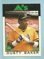 Dusty Baker #31 Baseball Cards 1986 O Pee Chee Prices