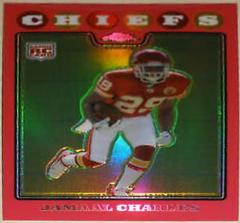 Jamaal Charles [Red Refractor] #TC185 Football Cards 2008 Topps Chrome Prices