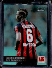 Odilon Kossounou [Aqua Refractor] Soccer Cards 2021 Stadium Club Chrome Bundesliga Prices