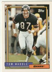 Tom Waddle #110 Football Cards 1992 Topps Prices
