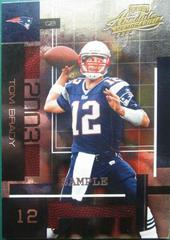 Tom Brady [Sample] Football Cards 2003 Playoff Absolute Memorabilia Prices