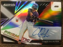 Chase DeLauter [Autograph Silver] Baseball Cards 2022 Panini Prizm Draft Picks Prizmatic Prices